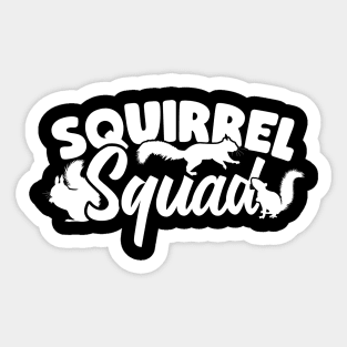 Squirrel Squad Sticker